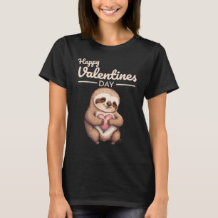 Camiseta Corazón animal lindo Panda Feliz Día de San Valent