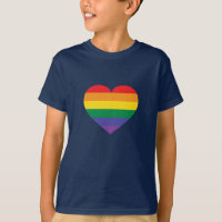 Corazón arcoiris