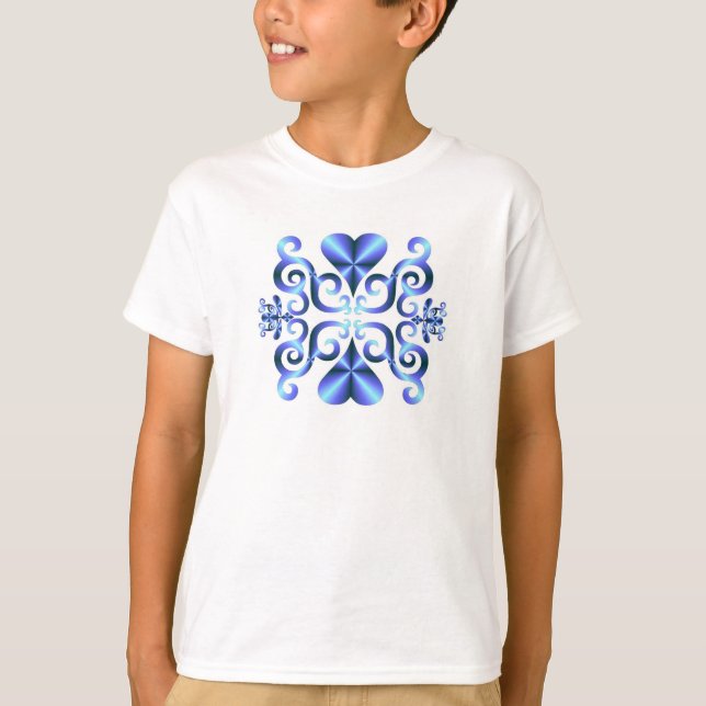 Camiseta Corazón arcoiris y Lily (Anverso)