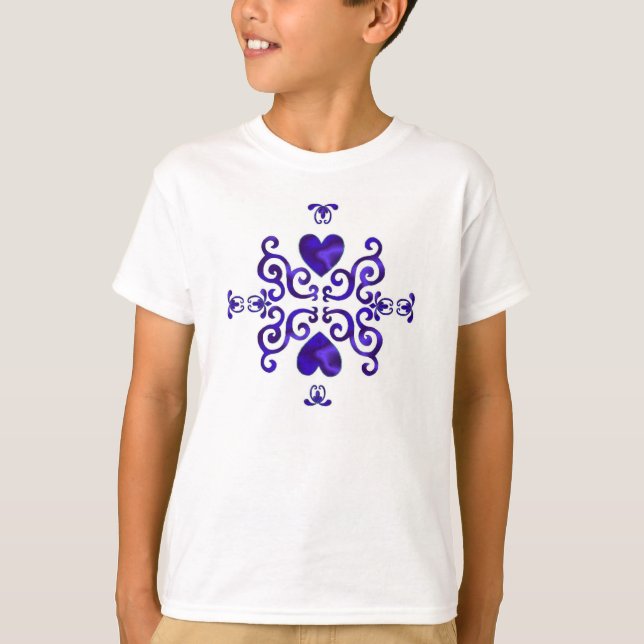 Camiseta Corazón arcoiris y Lily (Anverso)