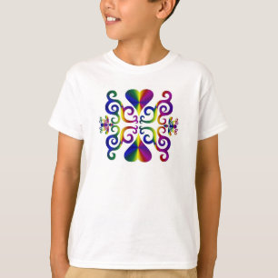 Camiseta Corazón arcoiris y Lily