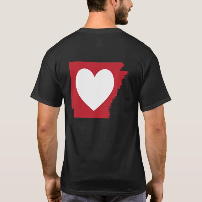Camiseta Corazón Arkansas (Reverso)