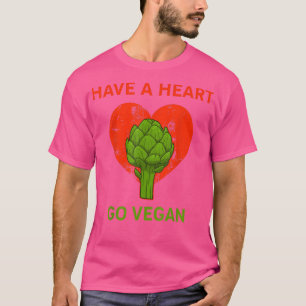 Camiseta Corazón Artichoke Pun Vegan Vegetariano Vegetable 