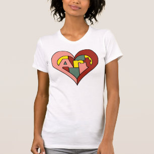 Camiseta Corazón artístico