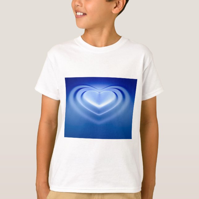 Camiseta Corazón azul (Anverso)