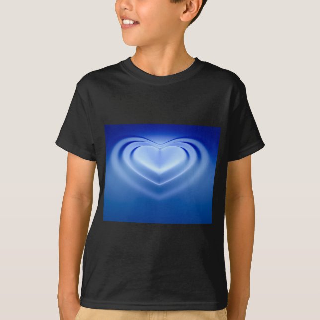 Camiseta Corazón azul (Anverso)