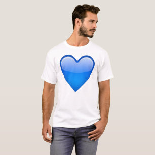Camiseta Corazón azul - Emoji
