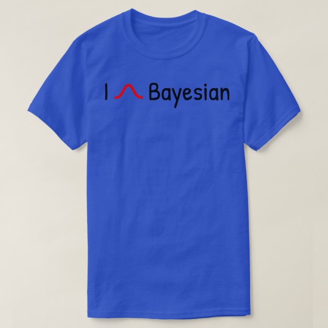 Camiseta Corazón bayesiano (Diseño del anverso)