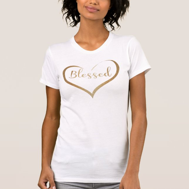 Camiseta Corazón bendito (Anverso)