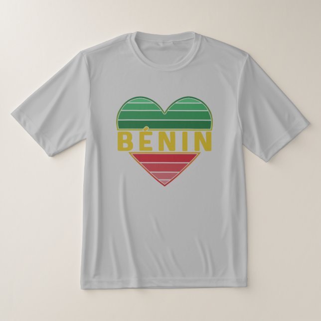 Camiseta Corazón beninés, amo Benín (Distribución)