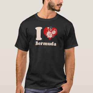 Camiseta Corazón Bermuda Corazón Floral