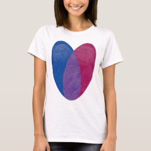 Camiseta Corazón bisexual