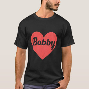 Camiseta Corazón Bobby - Primeros Nombres Y Corazones Que A