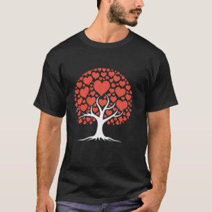 Camiseta Corazón Bonito Día de San Valentín Vintage Rojo De