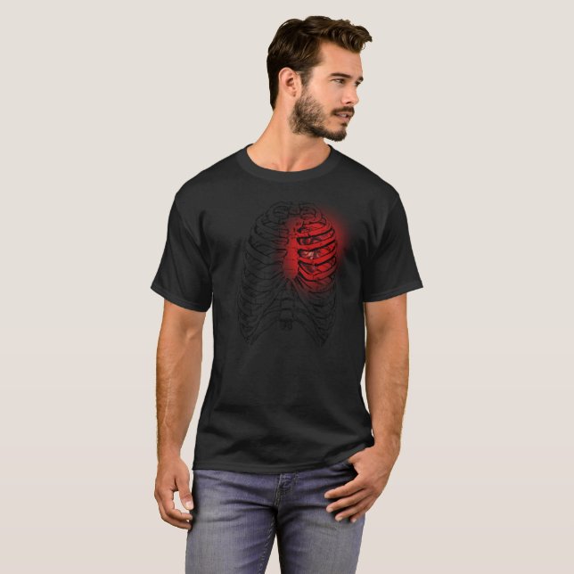 Camiseta Corazón brillante (Anverso completo)