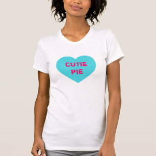 Camiseta Corazón Brillante Azul de Conversación
