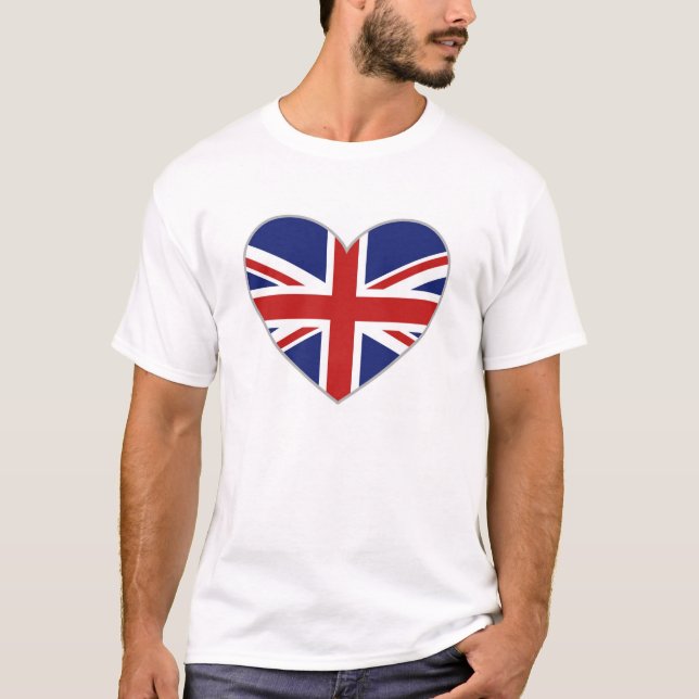 Camiseta Corazón británico (Anverso)