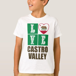 Camiseta Corazón Castro de la bandera de la República de Ca