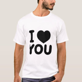 Camiseta Corazón Clásico "Te Amo"