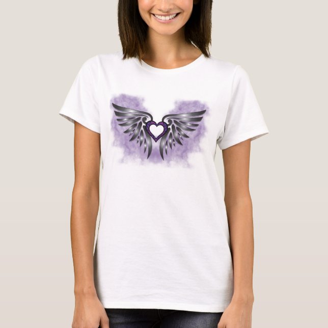 Camiseta Corazón con alas (Anverso)