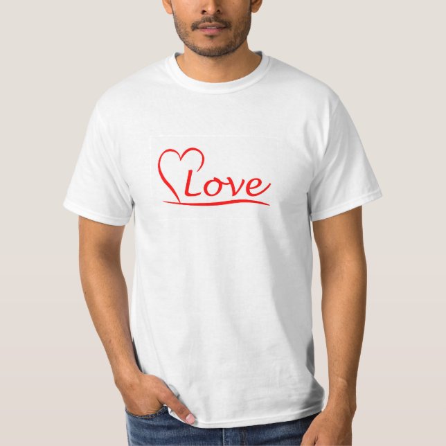 Camiseta Corazón con amor (Anverso)