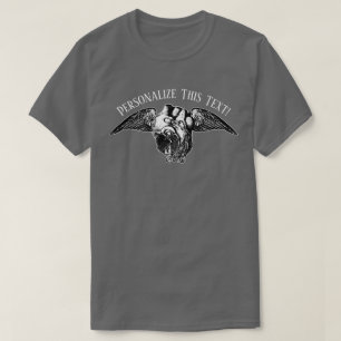 Camiseta Corazón con Candados y Alas