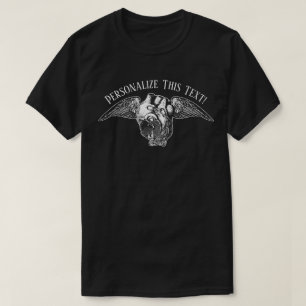Camiseta Corazón con Candados y Alas