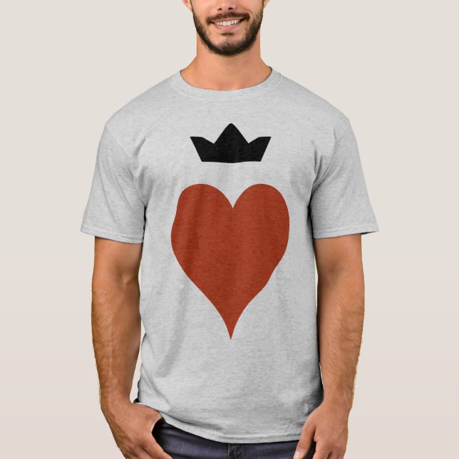 Camiseta Corazón con la corona (Anverso)