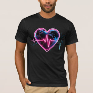 Camiseta Corazón con Pulso – Concepto de Ritmo Vital