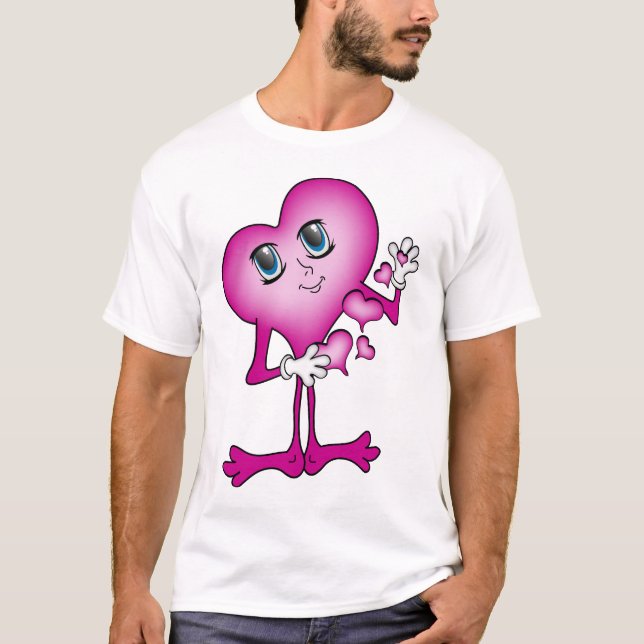 Camiseta Corazón cortado (Anverso)