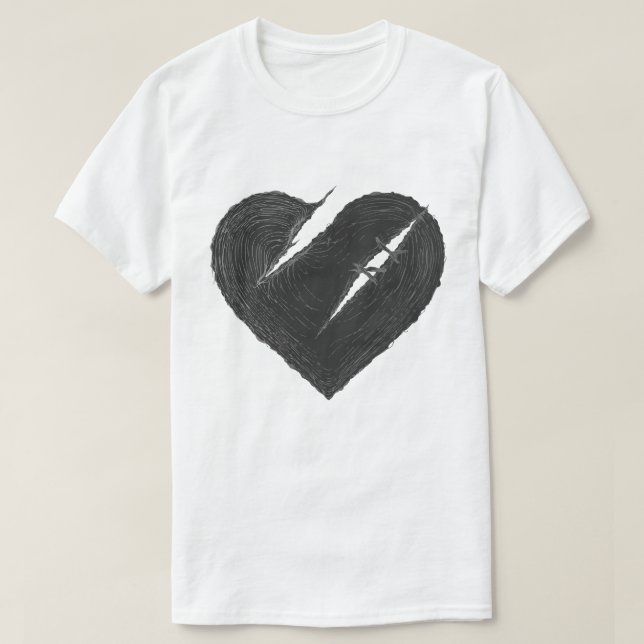 Camiseta Corazón Cosido (Diseño del anverso)