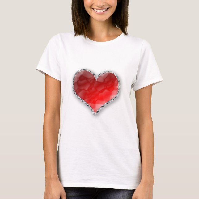 Camiseta Corazón cristalino (Anverso)