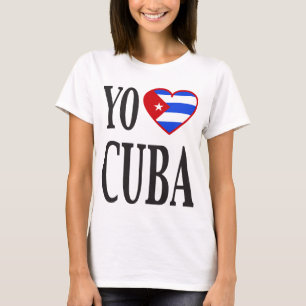 Camiseta Corazón Cuba (amor Cuba de Yo de I) con el coraz