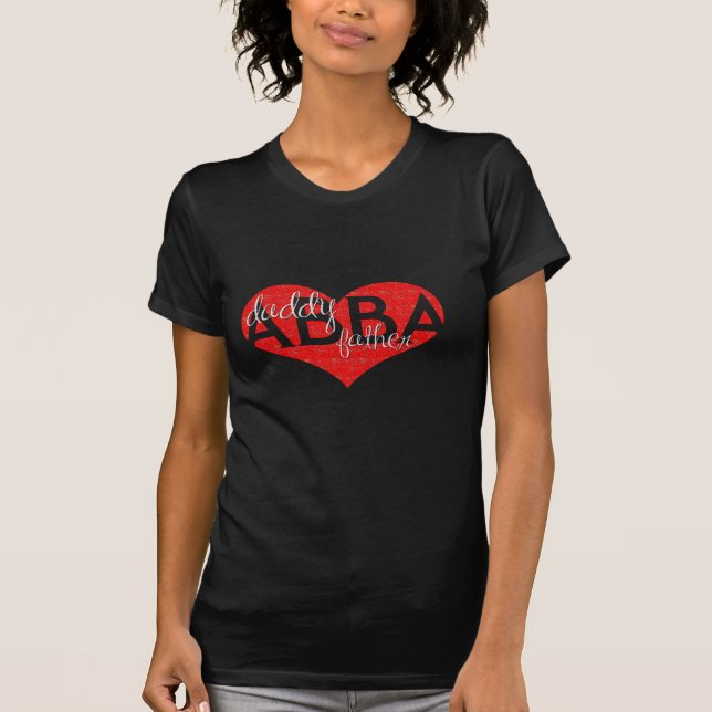 Camiseta Corazón de Abba (Anverso)