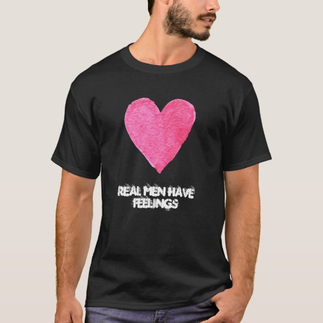 Camiseta Corazón de acuarela personalizado con cotización (Anverso)