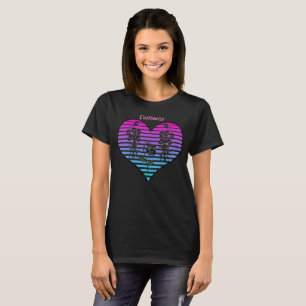 Camiseta Corazón de alambre de púas Rosas negros deseosos T