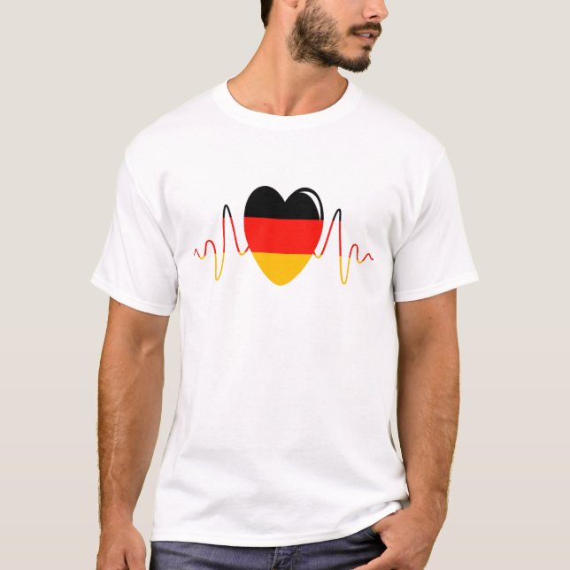 Camiseta Corazón de Alemania (Anverso)