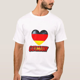Camiseta Corazón de Alemania