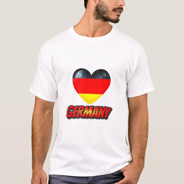 Camiseta Corazón de Alemania (Anverso)