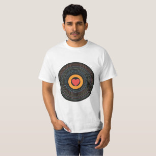 Camiseta Corazón de Amante de la Música