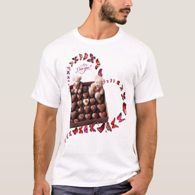 Camiseta Corazón de amor  (Anverso)