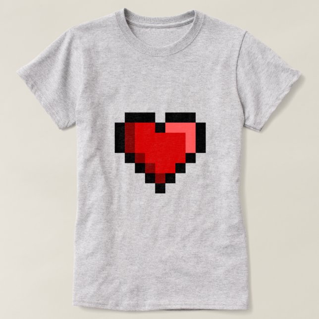 Camiseta Corazón de amor (Diseño del anverso)