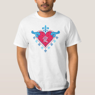 Camiseta Corazón de amor (chino)