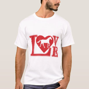 Camiseta Corazón de amor de caballo