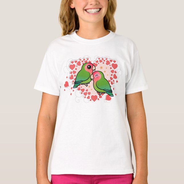 Camiseta Corazón de amor de Lovebird (Anverso)