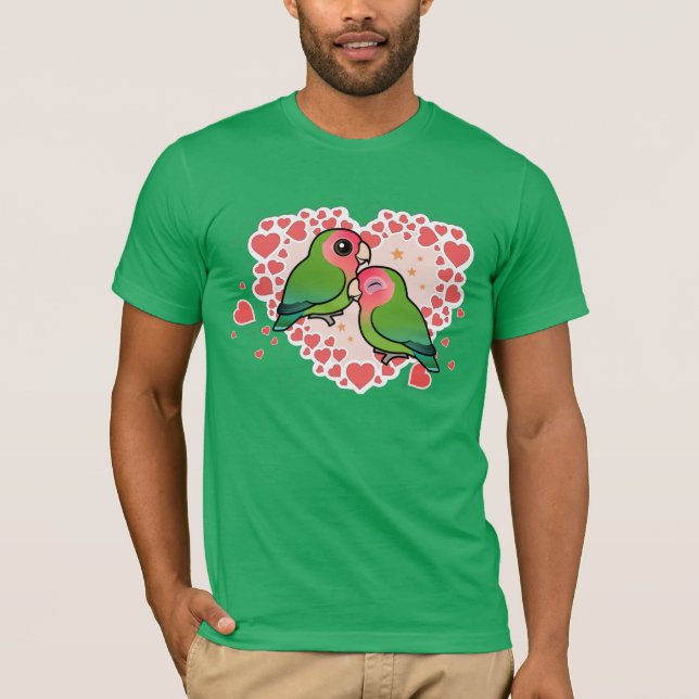 Camiseta Corazón de amor de Lovebird (Anverso)