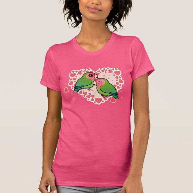 Camiseta Corazón de amor de Lovebird (Anverso)
