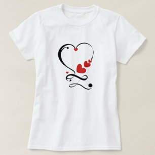 Camiseta Corazón de amor infinito