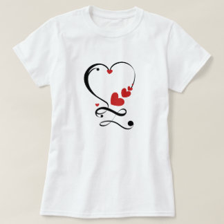 Camiseta Corazón de amor infinito