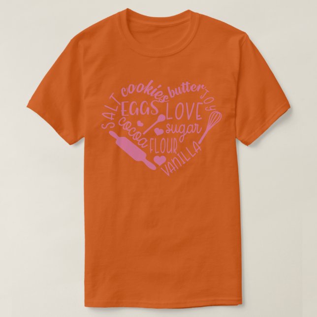 Camiseta Corazón de amor lindo (Diseño del anverso)